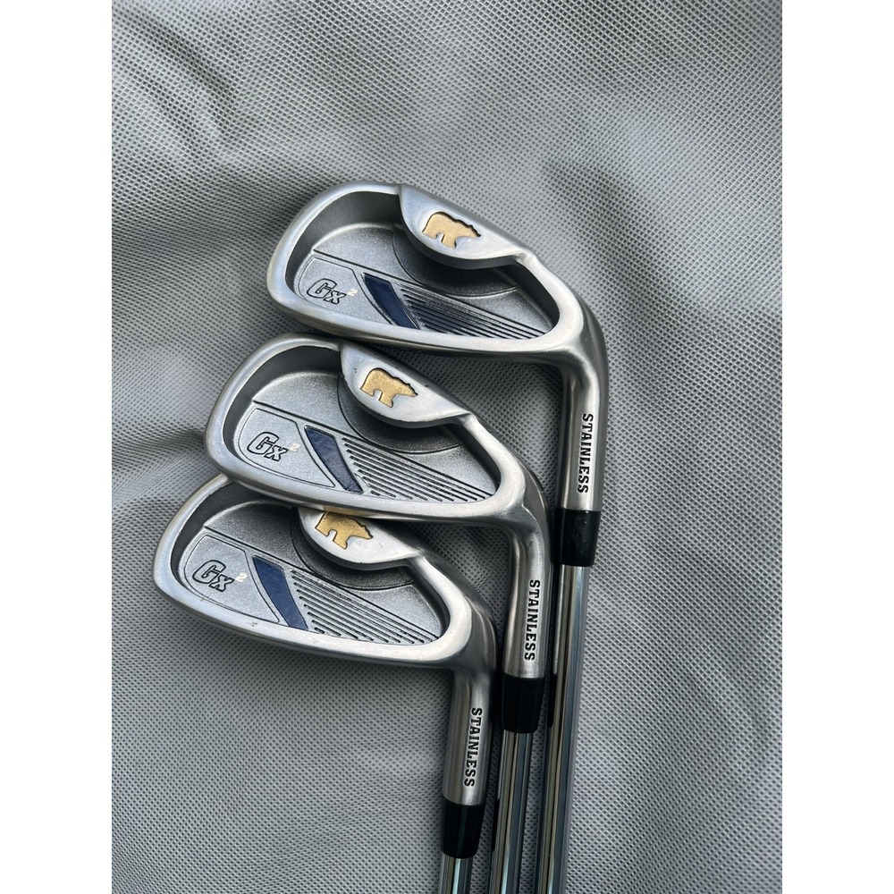 Golden Bear GX2 6, 7, and 9 Iron Right Handed Steel Shaft Golf Clubs
